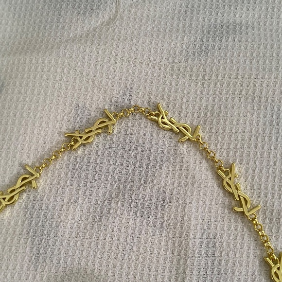 YS Gold Plated Multi Logo Necklace - Picture 10 of 12
